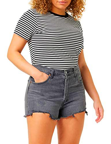 Levi's 501 Original Short Bañador, Gris (Eat Your Words)