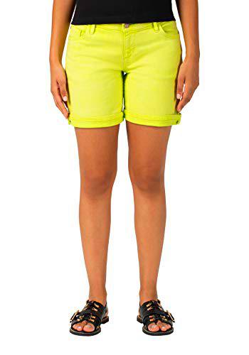 Timezone Regular Alexatz Pantalones Cortos, Verde (Shadow Lime 4229)