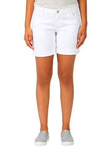 Timezone Regular Alexatz Pantalones Cortos, Blanco (Pure White 0100)