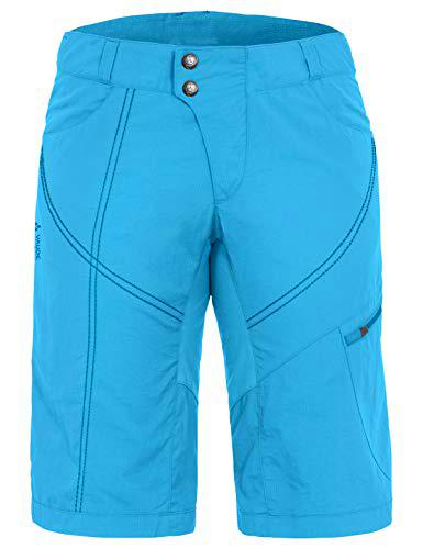 VAUDE Tamaro Shorts Pantalón, Mujer, Cristal Azul, 40