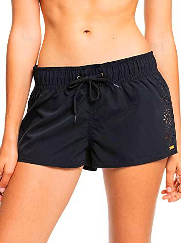 Roxy Under The Moon 2&quot;, Bañador para hombre Mujer, ANTHRACITE, S