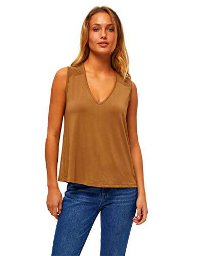 Peppercorn Rosalinda Smock Top, Top para Mujer, Marrón (5944 Ermine Brown), L