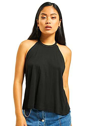 Urban Classics Camiseta sin Tirantes Top, Negro (Black 00007)