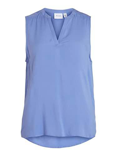 Vila Viroma V-Neck S/L Top/Su-Noos, Manor inglés, 42 para Mujer