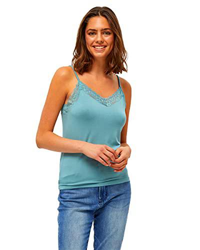 Peppercorn Rosalinda Top 2, Camiseta Mujer, Turquesa (Arctic Blue), XL