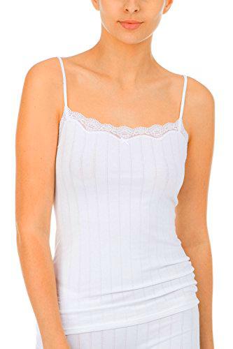 Calida Etude Toujours Camiseta Interior, Blanco, M para Mujer