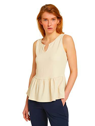 TOM TAILOR Denim Señoras Top Peplum 1030198, 10336