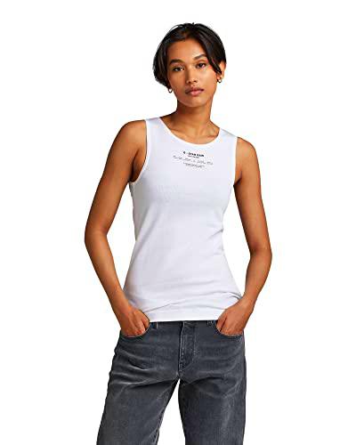 G-STAR RAW Mariner Tank Top Camiseta, Blanco (White D269-110)