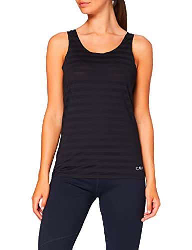 CMP Top Camiseta, Mujer, Negro, 38