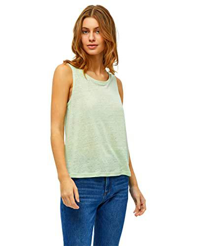 Peppercorn Top Marina Con Cuello Redondo para Mujer