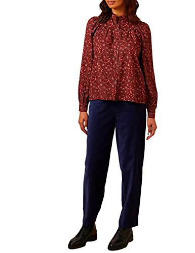 People Tree V&amp;a Glendale Top, Granate, 44 para Mujer