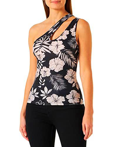 Pinko Tirón Top Jersey Técnico St. Camiseta, Zdg_Black/Burro