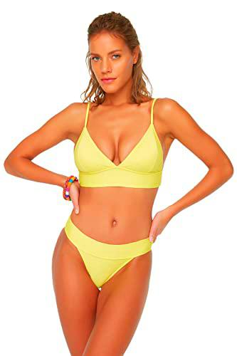 TRENDYOL Bikini de Cintura Normal con Textura Bottoms