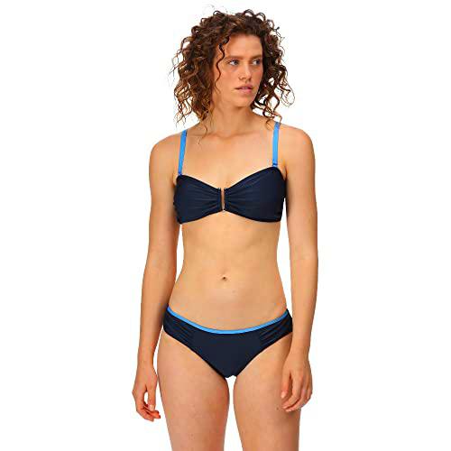 Regatta Aceana Bikini III Top, Navy/Sonic Blue, 18 Unisex