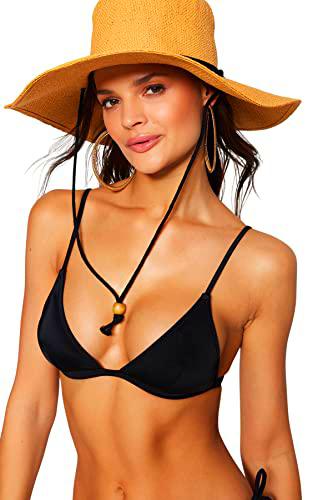 Trendyol Parte Superior de Bikini Triangular Top, Negro