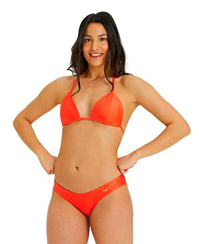 ARENA Women's Bikini Triangle Solid Dos Piezas, Mujer, Coral, 42