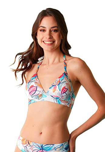 LOVABLE Printed Shiny Micro, Sujetador con Aros Bikini