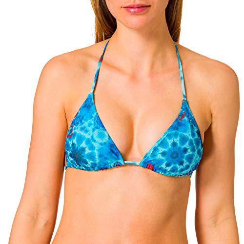 Desigual Biki_Siracusa Parte Superior de Bikini, Azul