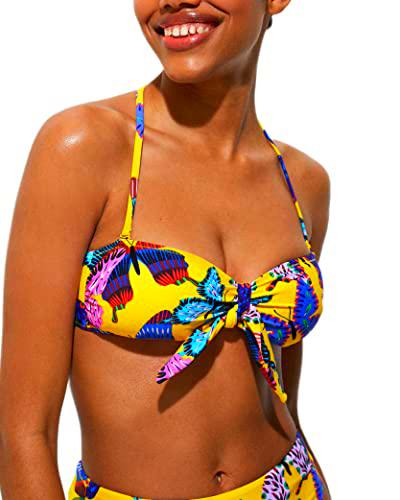 Desigual Biki_Alana II Bikini, Amarillo, XS para Mujer