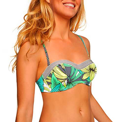 Cherry Beach Camiseta de baño con Aros Balian Beach Bikini