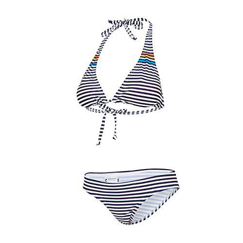 Speedo Placement 2 Piece Bikini, Mujer, True Navy/White, 28