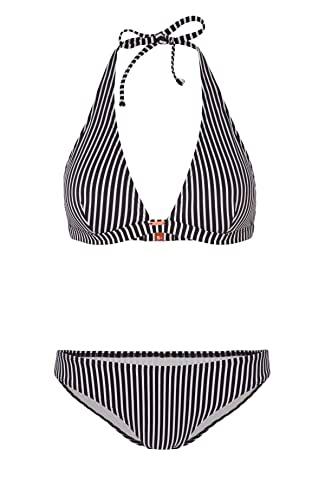 O'NEILL Marga-Cruz Fixed Set Bikini, Mujer, 39014 Black AO, Regular