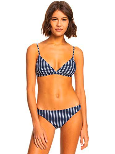 Roxy Conjunto de Bikini Triangular Mujer Azul M