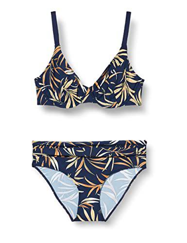 Schiesser Bügel Bikini Set Juego, Mehrfarbig 2, 44 para Mujer