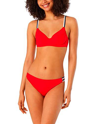 Schiesser Conjunto de Bikini con Aros Juego, Rojo, L para Mujer