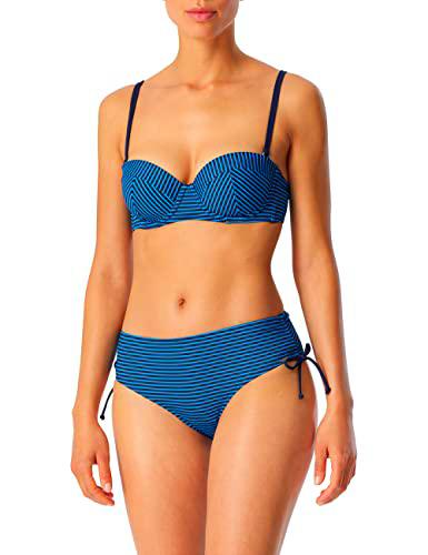 Schiesser Conjunto de Bikini Bandeau para Mujer, 38, Acuario.