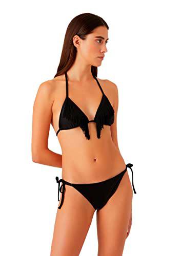 Emporio Armani Bikini para Mujer Conjunto, Negro, S