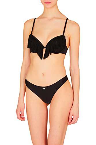 Emporio Armani Bikini para Mujer Conjunto, Negro, XL