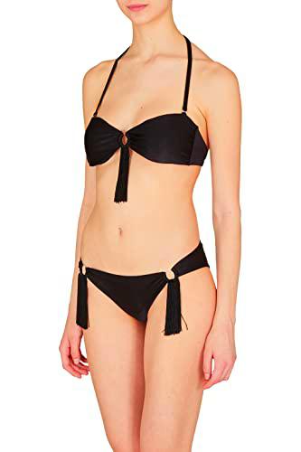 Emporio Armani Bikini brasileño para Mujer Conjunto, Negro, S