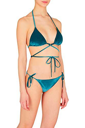 Emporio Armani Bikini para Mujer (Terciopelo) Conjunto