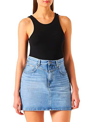 Pepe Jeans Rachel Skirt Falda Vaquera, Azul (Denim-PC3)