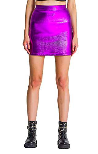 Gianni Kavanagh Purple Alive Skirt Falda, L Womens