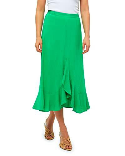 Desires Falda Efia para Mujer, Simplemente Verde, S