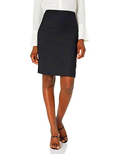 Armani Exchange Icon Pencil Skirt Falda, Black, 12 para Mujer