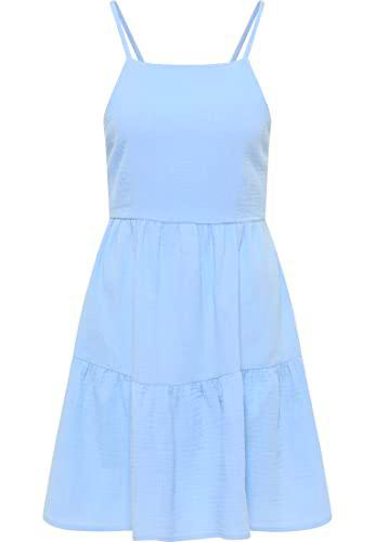 IZIA Mini Slipdress, Azul Claro, S para Mujer