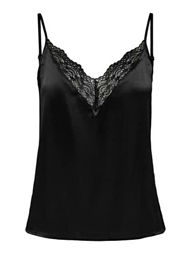 ONLY Onlvictoria SL Lace Mix Noos Wvn-Camiseta de Tirantes Top