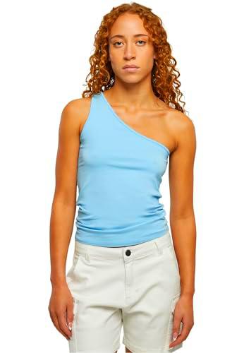 Urban Classics Top asimétrico para Mujer Camisa Cami