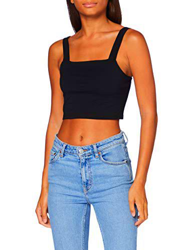 Urban Classics Oberteil Ladies Cropped Top Camiseta