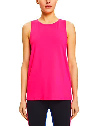 ESPRIT RCS Top Ed Camisa Cami, Rosa Fucsia, L para Mujer