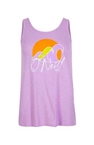 O'NEILL Luana Graphic Tank Top Camiseta, Mujer, 14513 Purple Rose, Regular