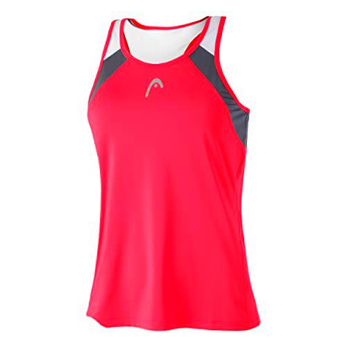 HEAD Club 22 Tank Top Women Blusas y Camisetas, Rojo, M Womens