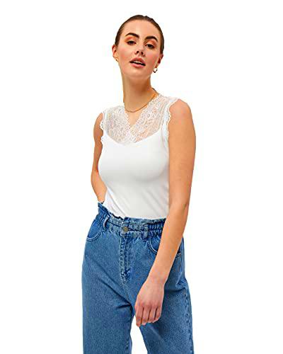 Minus Vanessa Top para Mujer, Blanco (220 Broken White), M