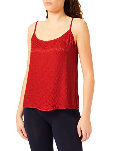 HUGO SATINOIR_Top Ropa DE Noche_Chaleco, Dark Red601