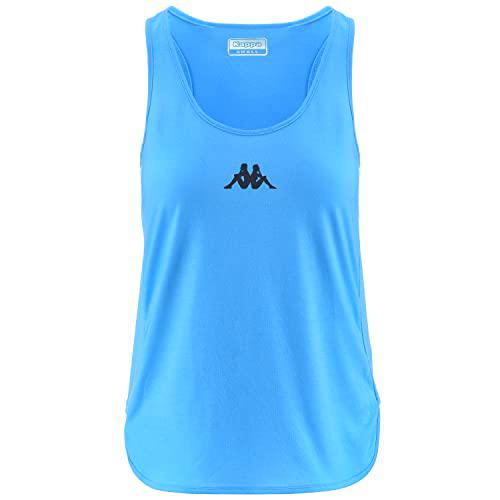 Kappa Sueño de Kombat Top, Mujer, Blue Dusk-Negro, M