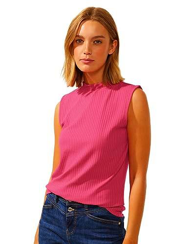 Street One A320343 Top con Cuello Alto, Legend Rose