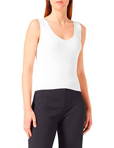 s.Oliver Top de Punto, Blanco, 36 para Mujer